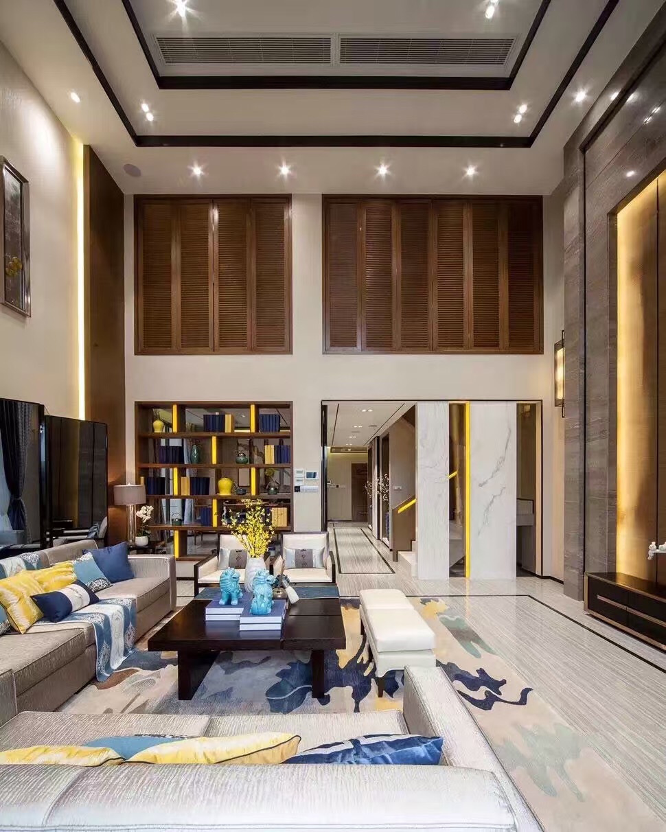 顺德碧桂园复式260平米新中式风格装修案例-客厅 顺德碧桂园复式260平米新中式风格装修案例-客厅