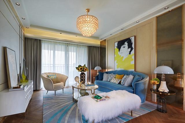 装修案例简欧风格室内装修效果图-客厅 装修案例简欧风格室内装修效果图-客厅