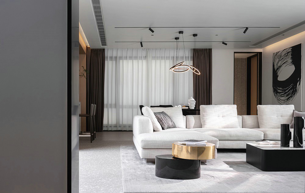 现代简约风格室内设计家装案例-客厅 现代简约风格室内设计家装案例-客厅